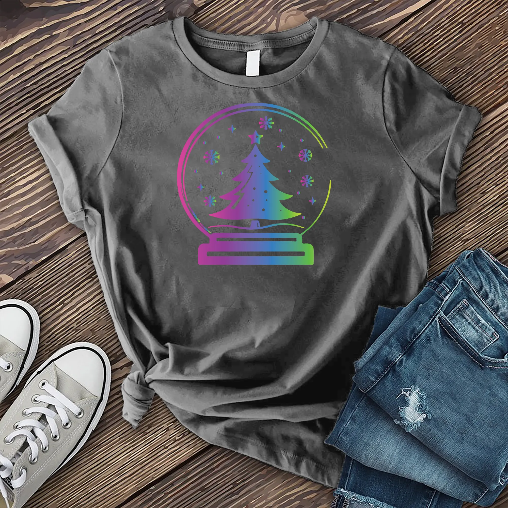 Colorful Christmas Globe T-Shirt