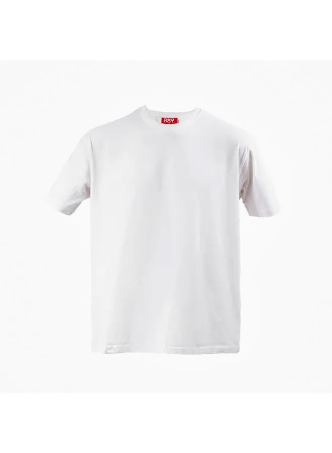 Colorful Comfy oversized Tee-White