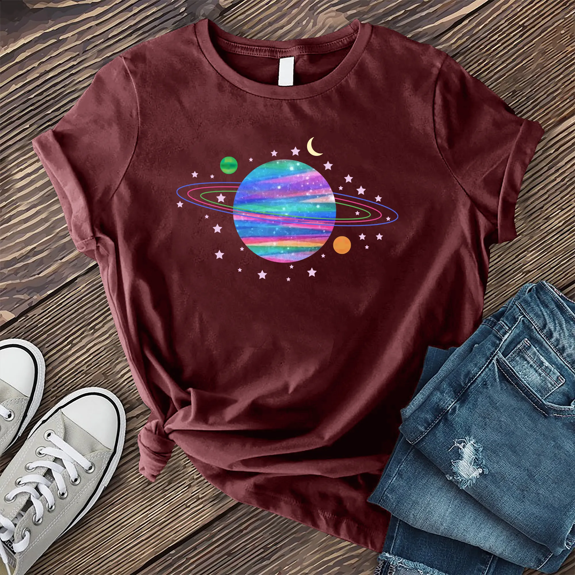 Colorful Planet T-shirt