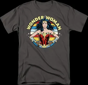 Colorful Pose Wonder Woman T-Shirt