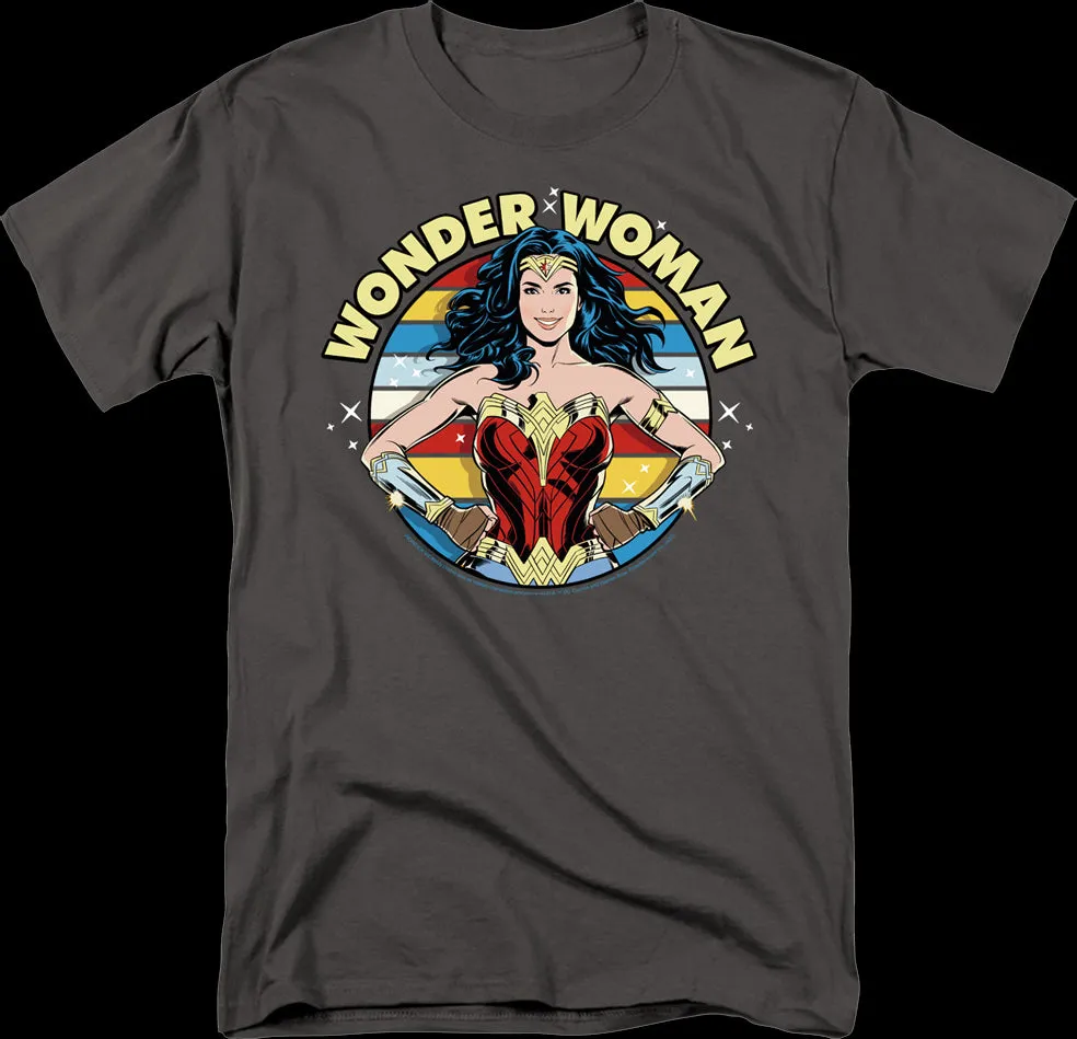 Colorful Pose Wonder Woman T-Shirt