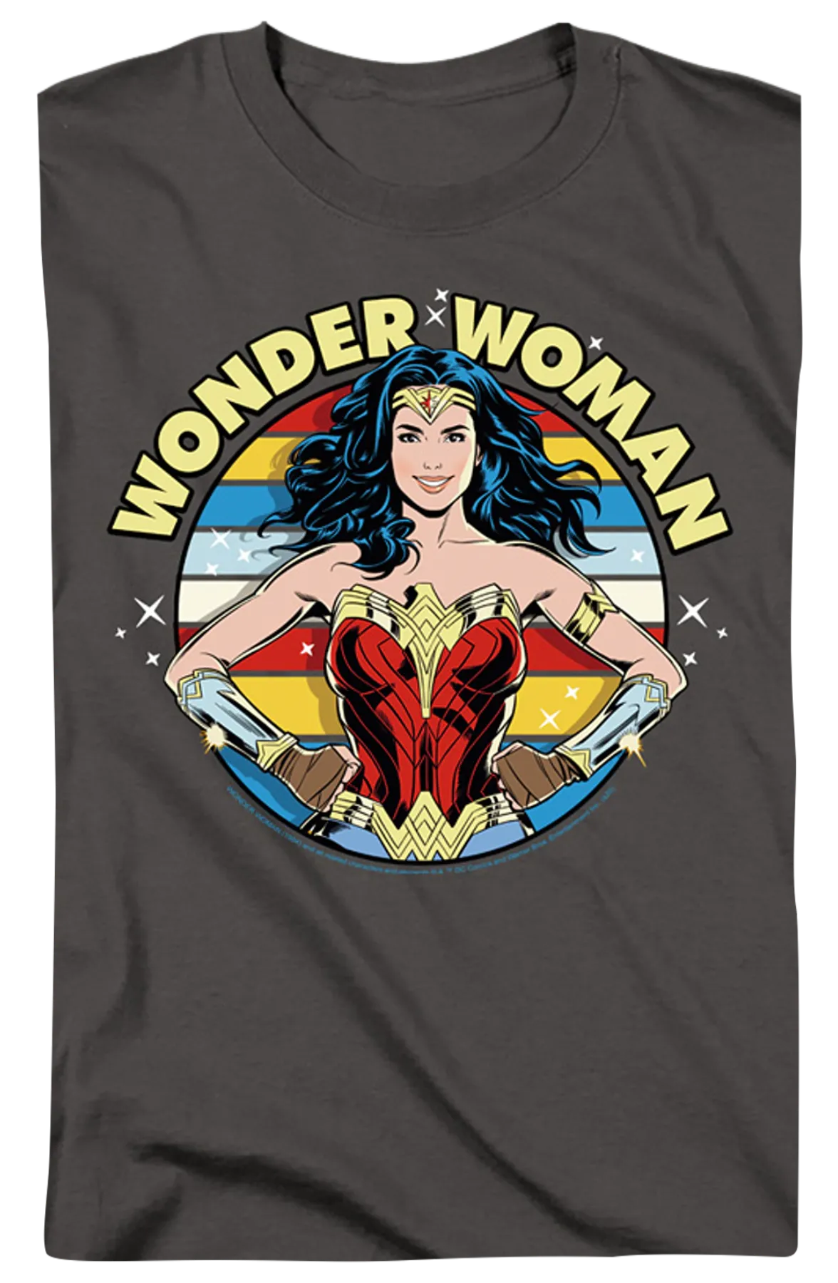 Colorful Pose Wonder Woman T-Shirt