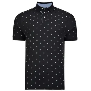 Compass Print Polo Shirt