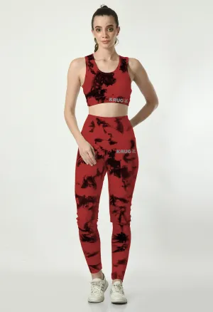 Crimson Noir Leggings For Women