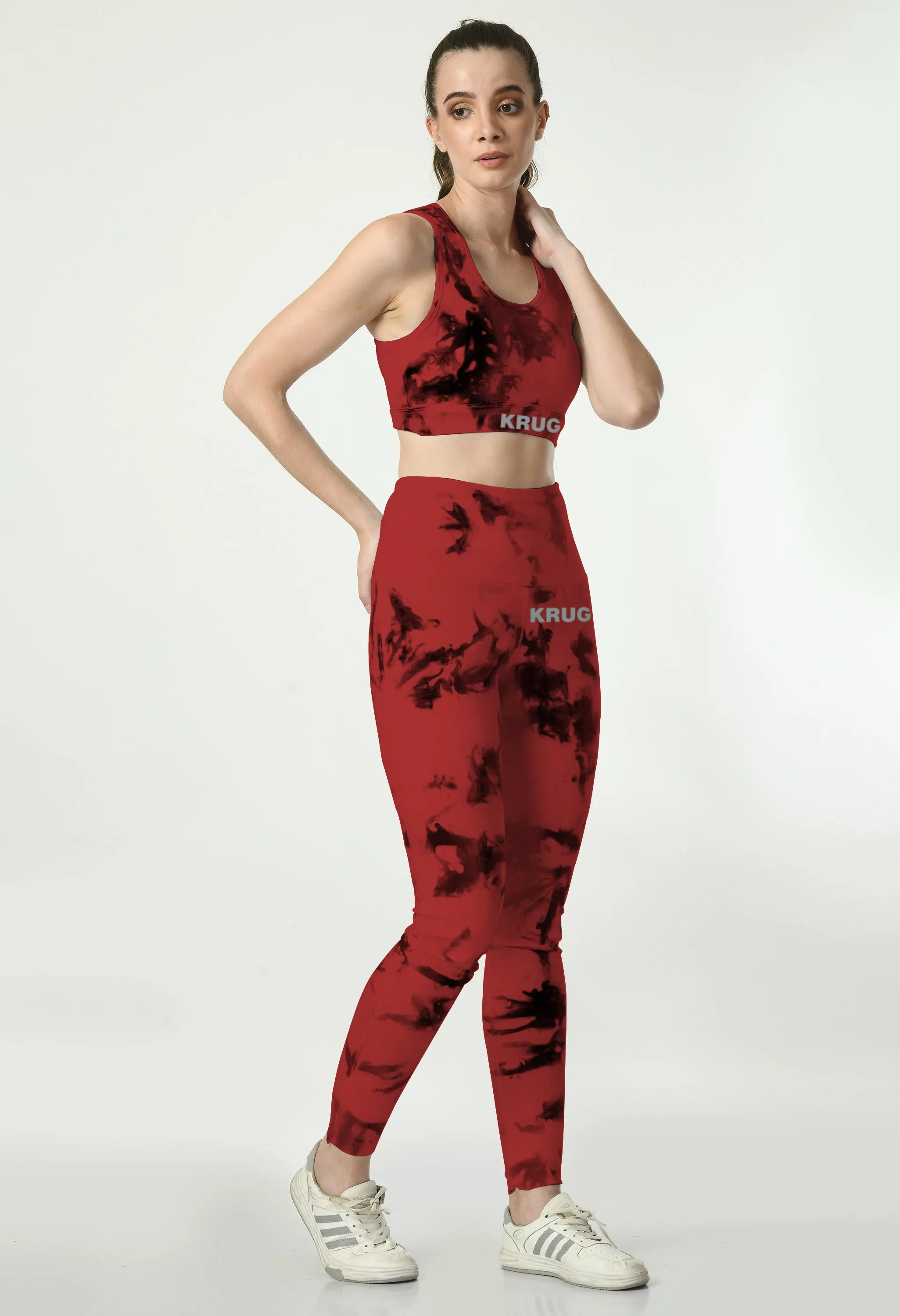 Crimson Noir Leggings For Women