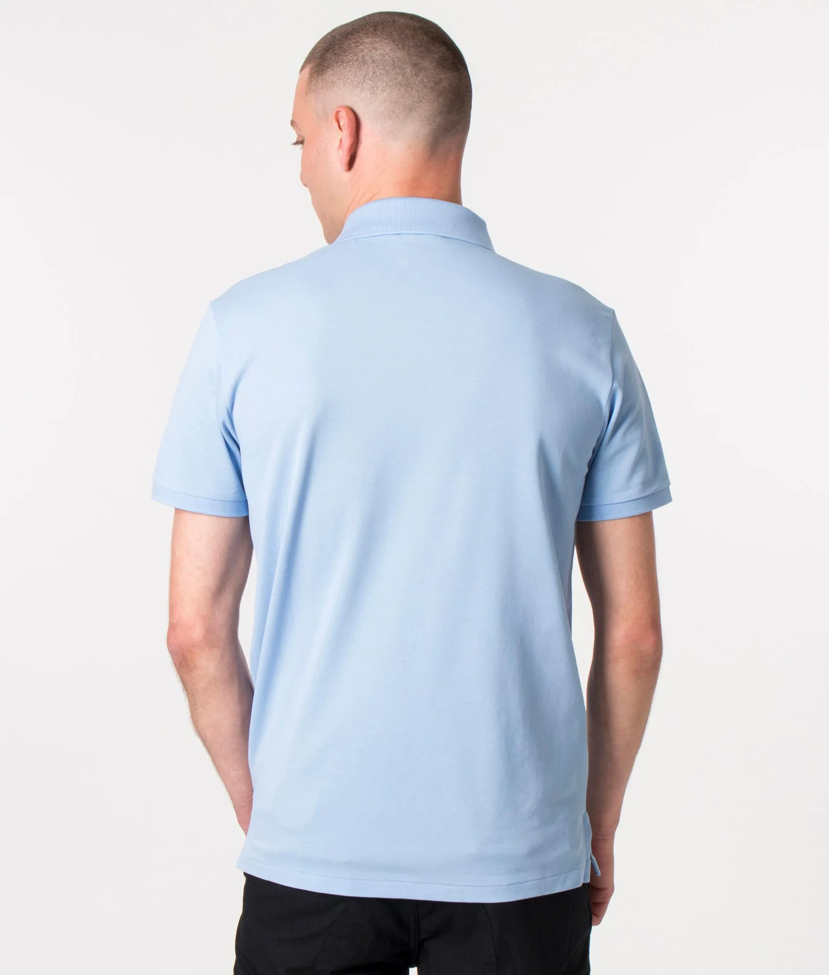 Custom Slim Fit zip Stretch  Polo Shirt