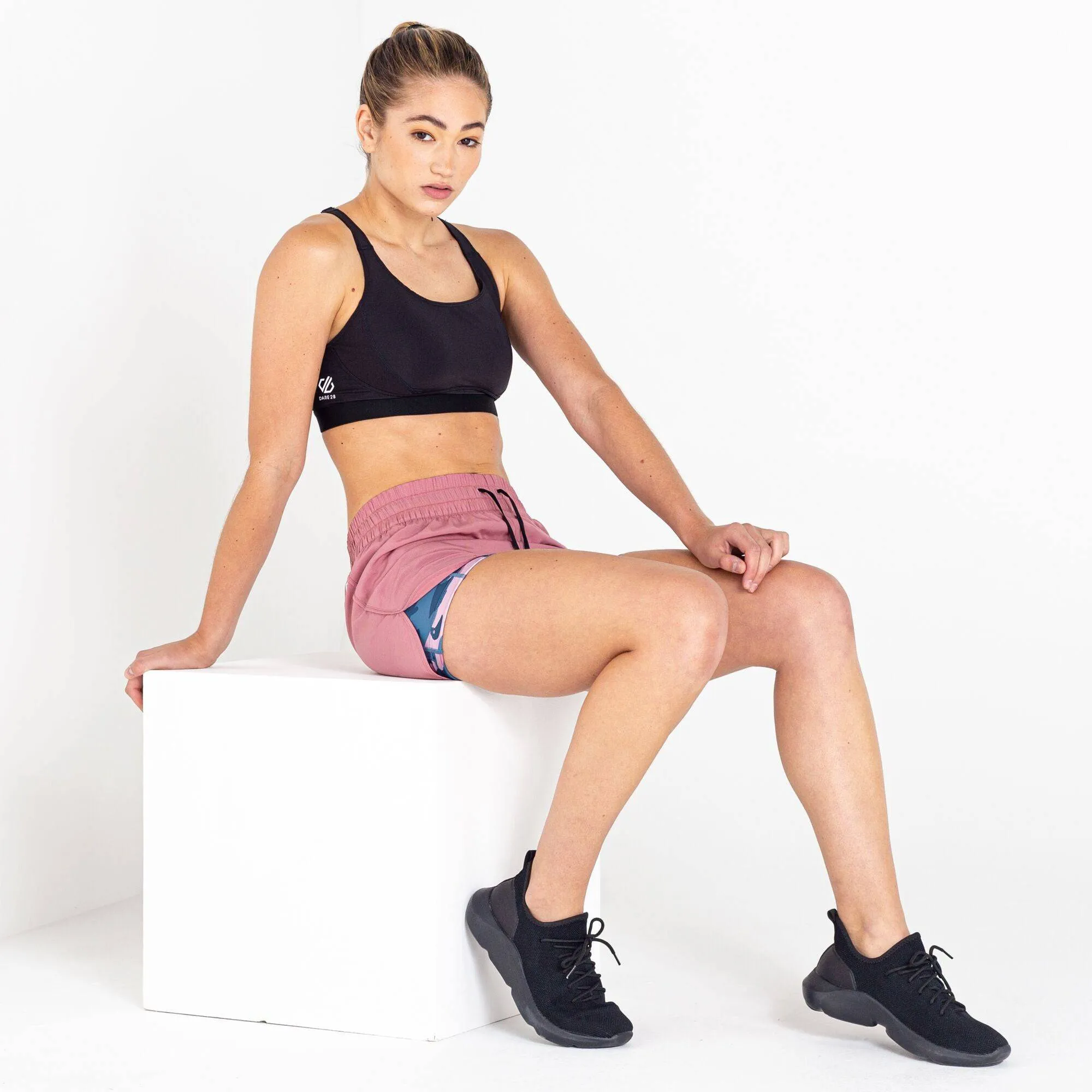 Dare2B Ladies Sprint Up Shorts -ROSE