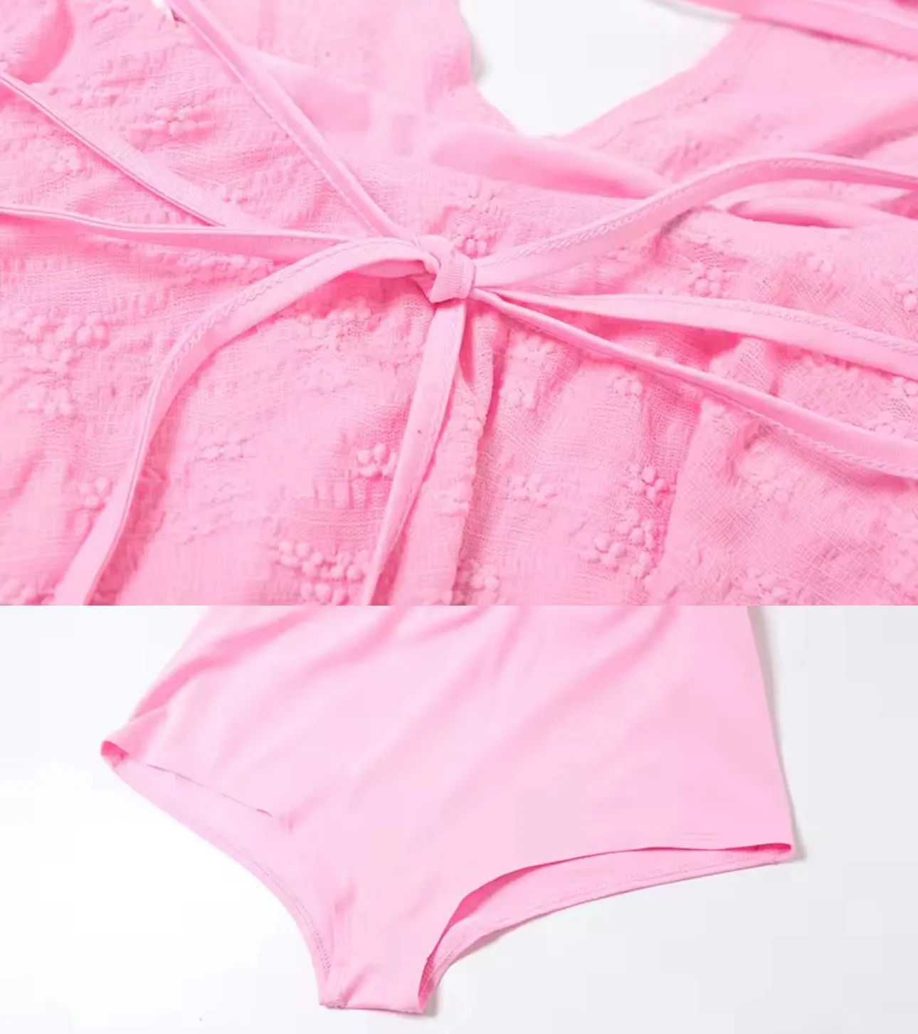 Darling Pink Shoulderless Backless Mini Dress