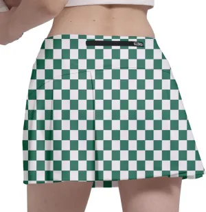 Dinosaur Women's Skorts Skirts High Waisted Golf Pleated Skirts for Running Pickleball Workout