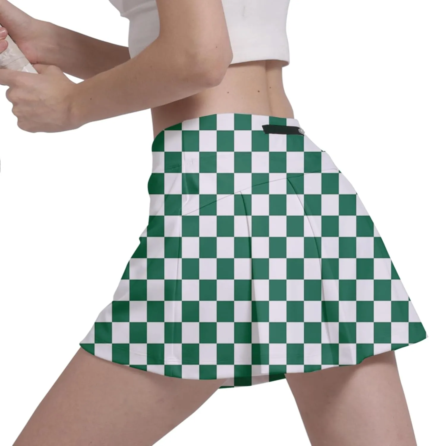 Dinosaur Women's Skorts Skirts High Waisted Golf Pleated Skirts for Running Pickleball Workout
