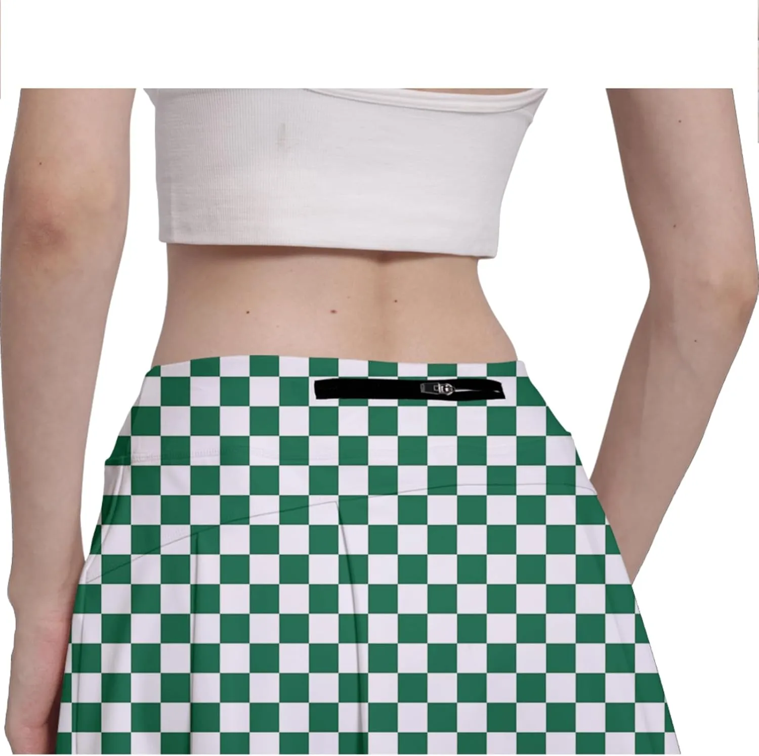 Dinosaur Women's Skorts Skirts High Waisted Golf Pleated Skirts for Running Pickleball Workout