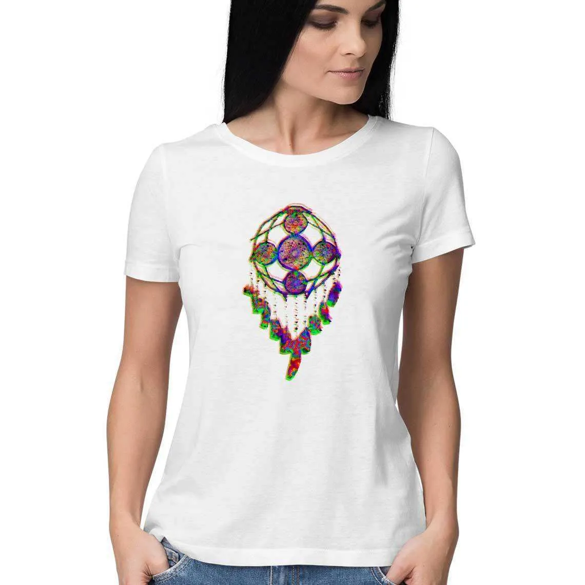 Dream Catcher by the Rainbow Women's T-Shirt