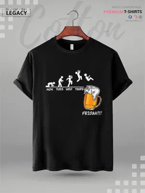 Drinking Weeknd Printed Men's High Quality Tee In Resonable Price