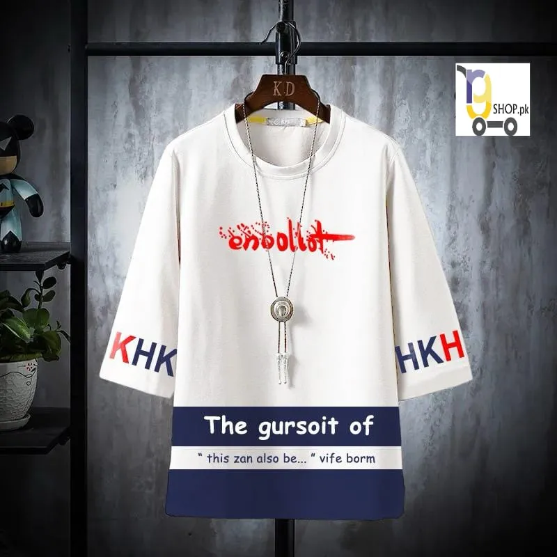 Drop shouldar Srylish Printed TShirt for Men.