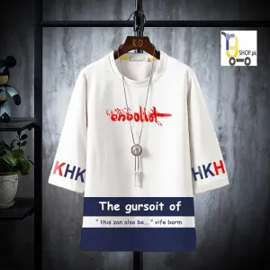 Drop shouldar Srylish Printed TShirt for Men.
