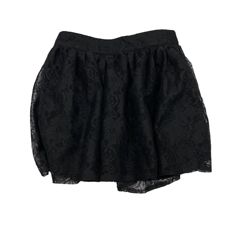 Elastic Waist Lace Skirt