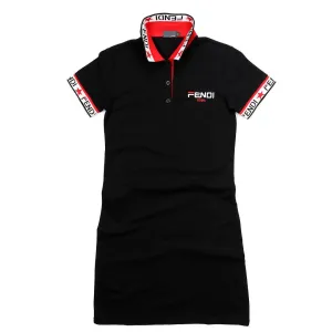 Fendi Custom Fitted Ladies Gown-Black
