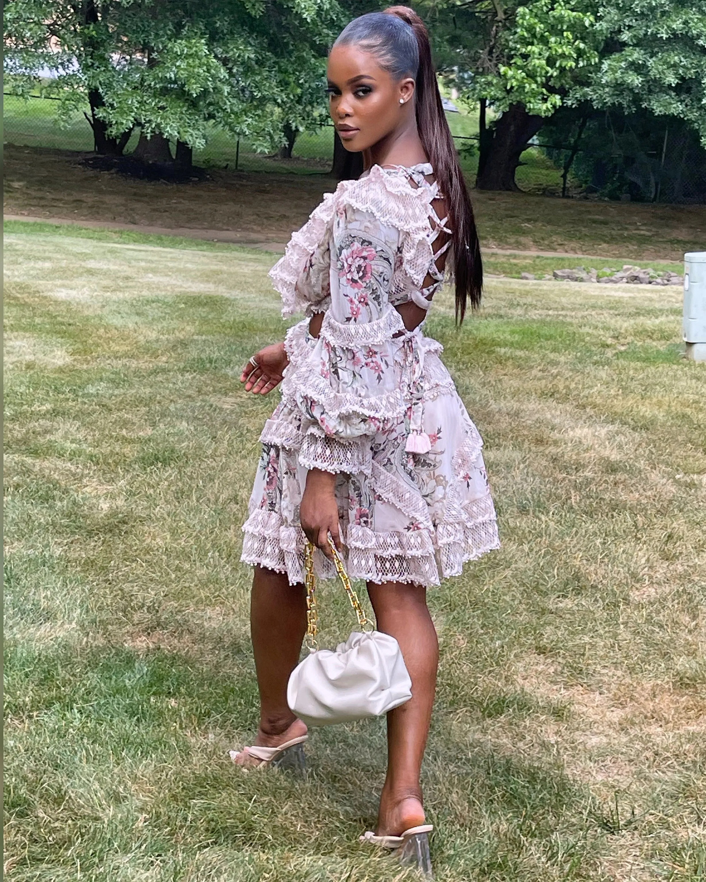 Floral Blanco Dress