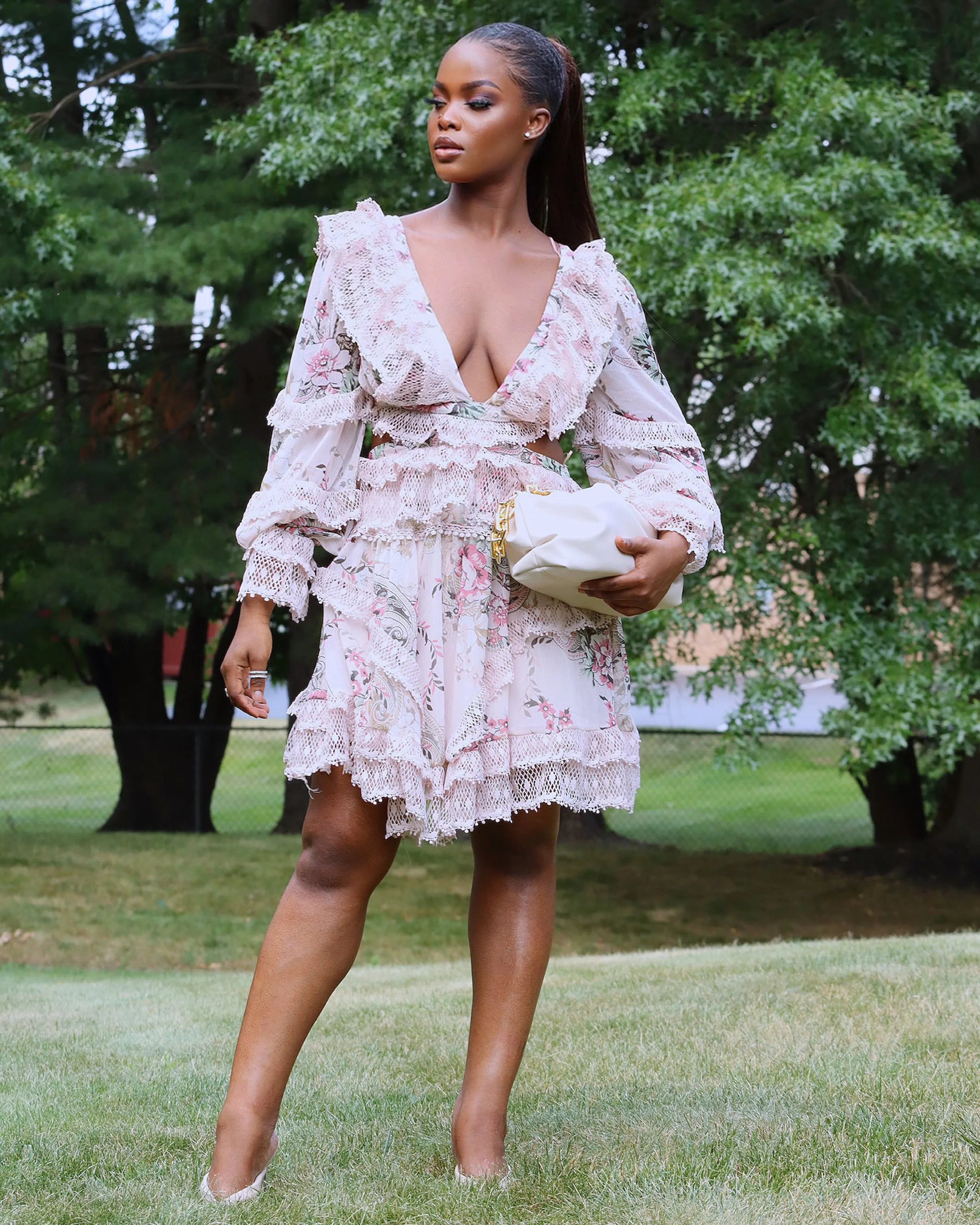 Floral Blanco Dress