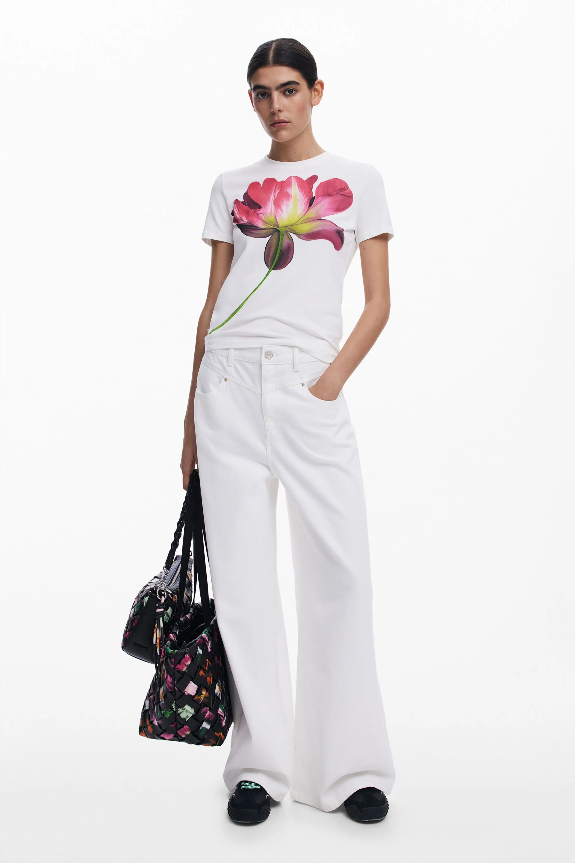 Flower Print Tee