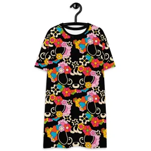 FUNKYPUP black - T-shirt dress