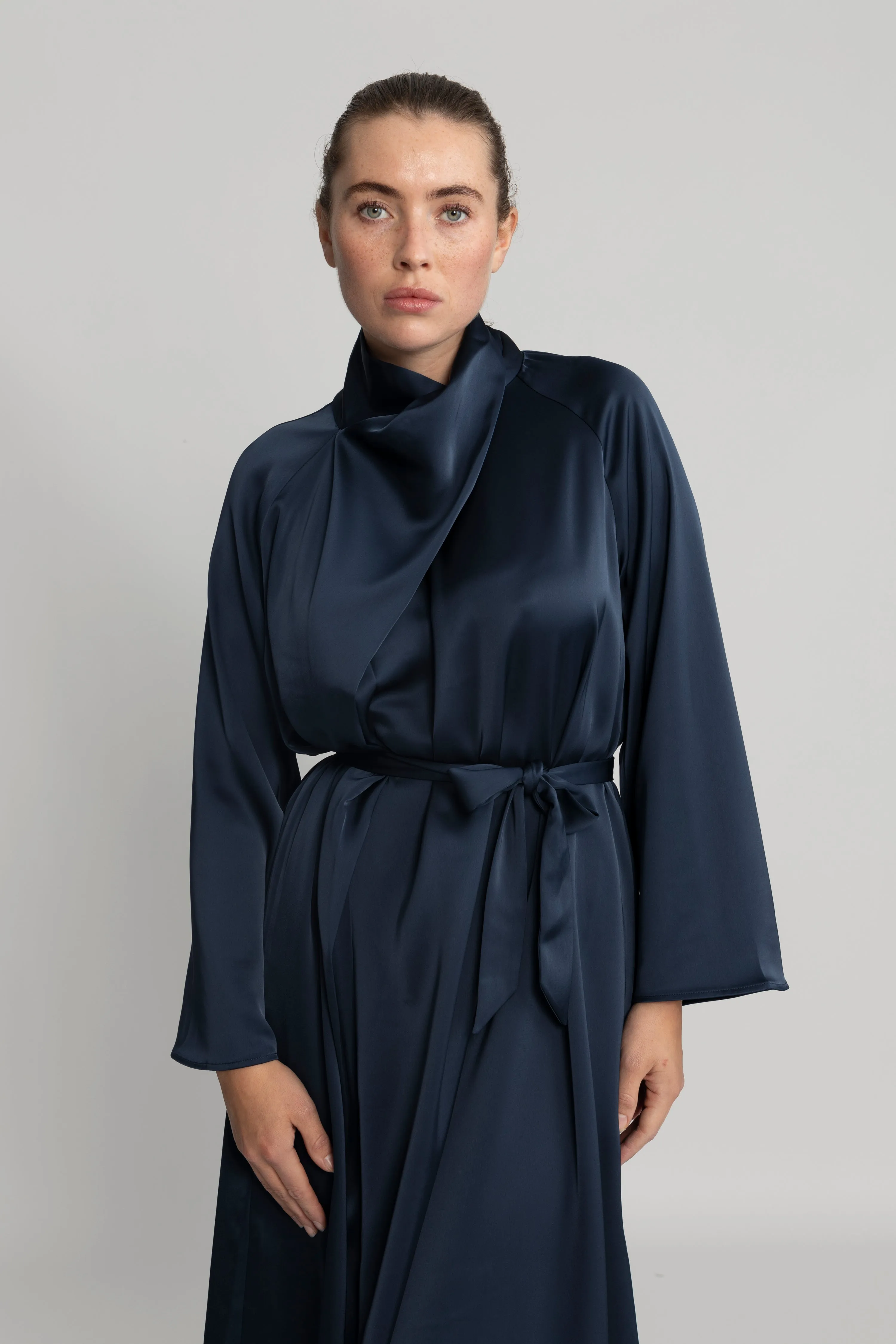 Garbo Dress - Dark Navy