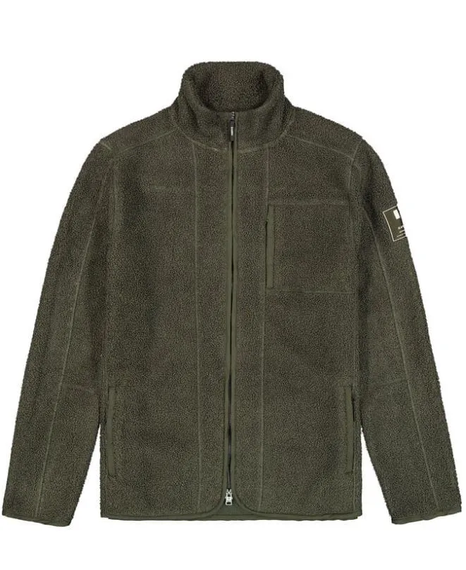 GARCIA Green Teddy Cardigan
