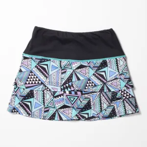 Geometric Print Skort