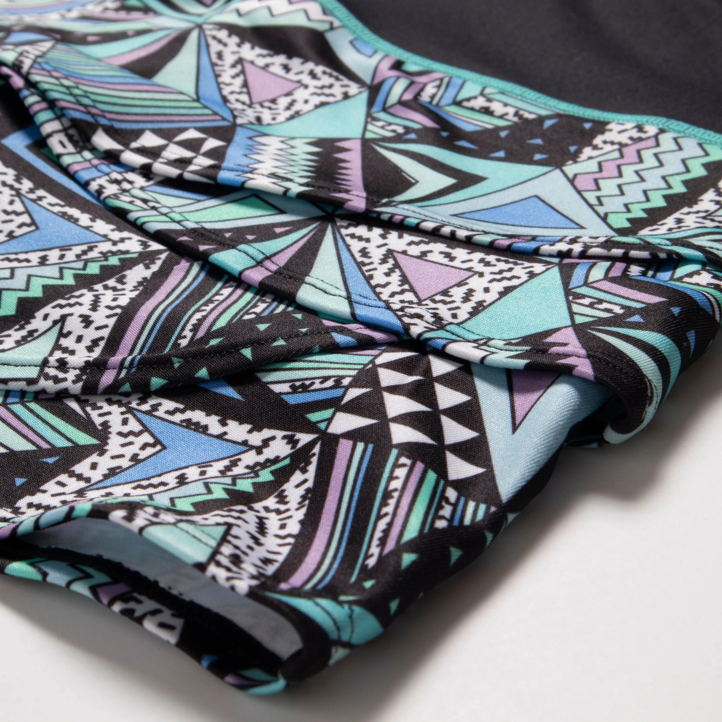 Geometric Print Skort