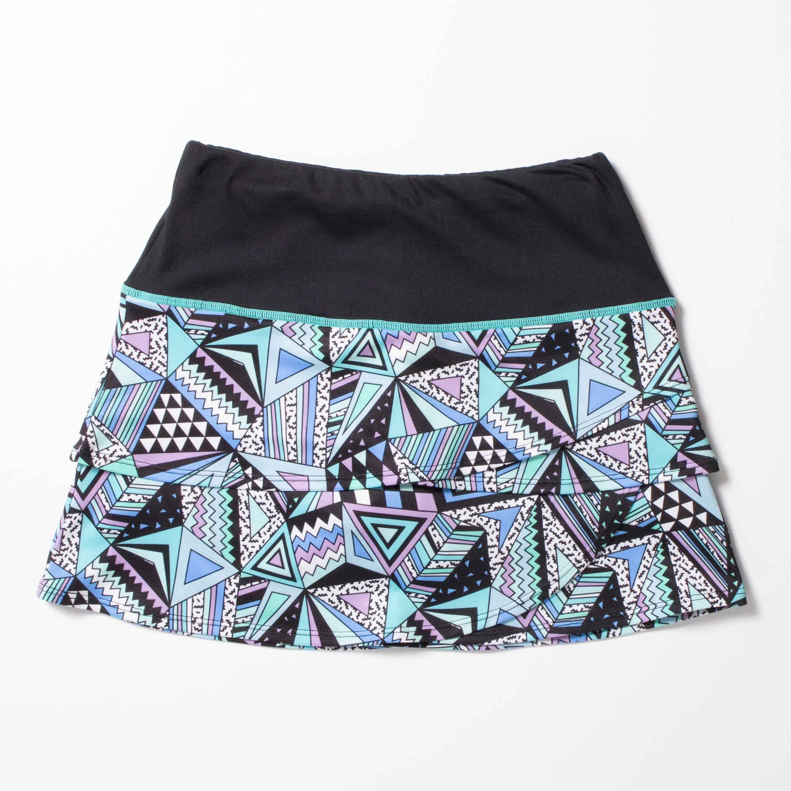 Geometric Print Skort
