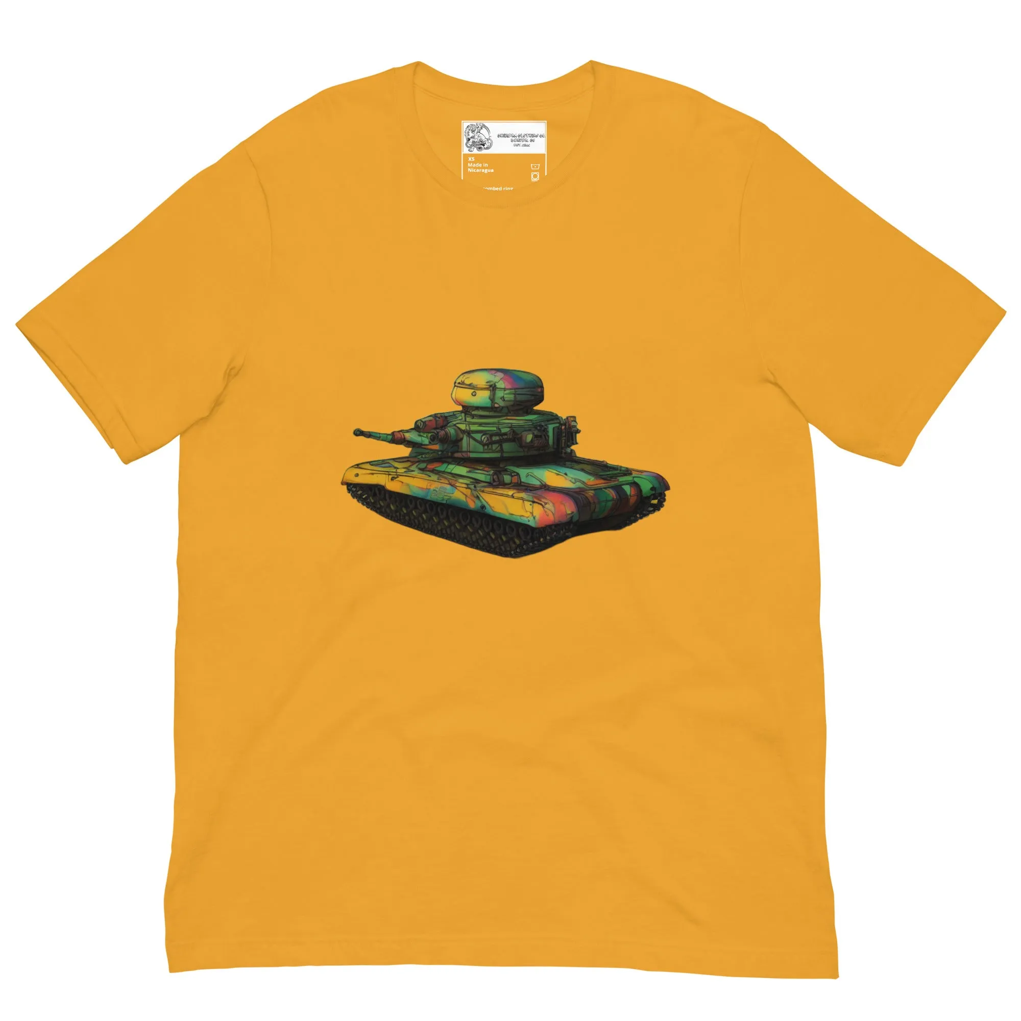 Graffiti Style Army Tank SOFT STYLE Unisex t-shirt