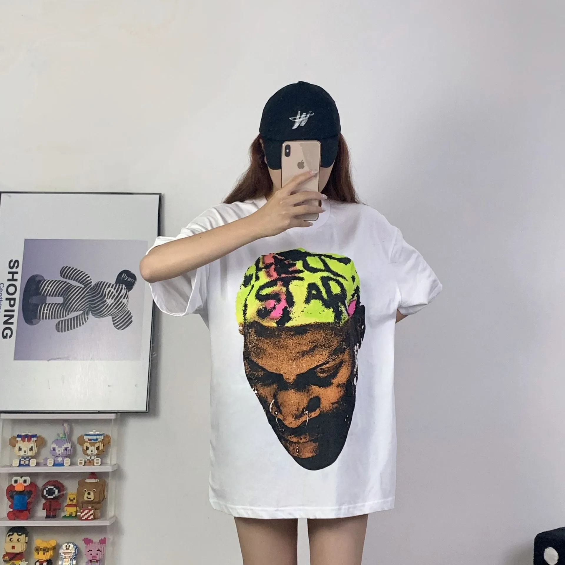 Hellstar T Shirt Rod-Man Casual Loose