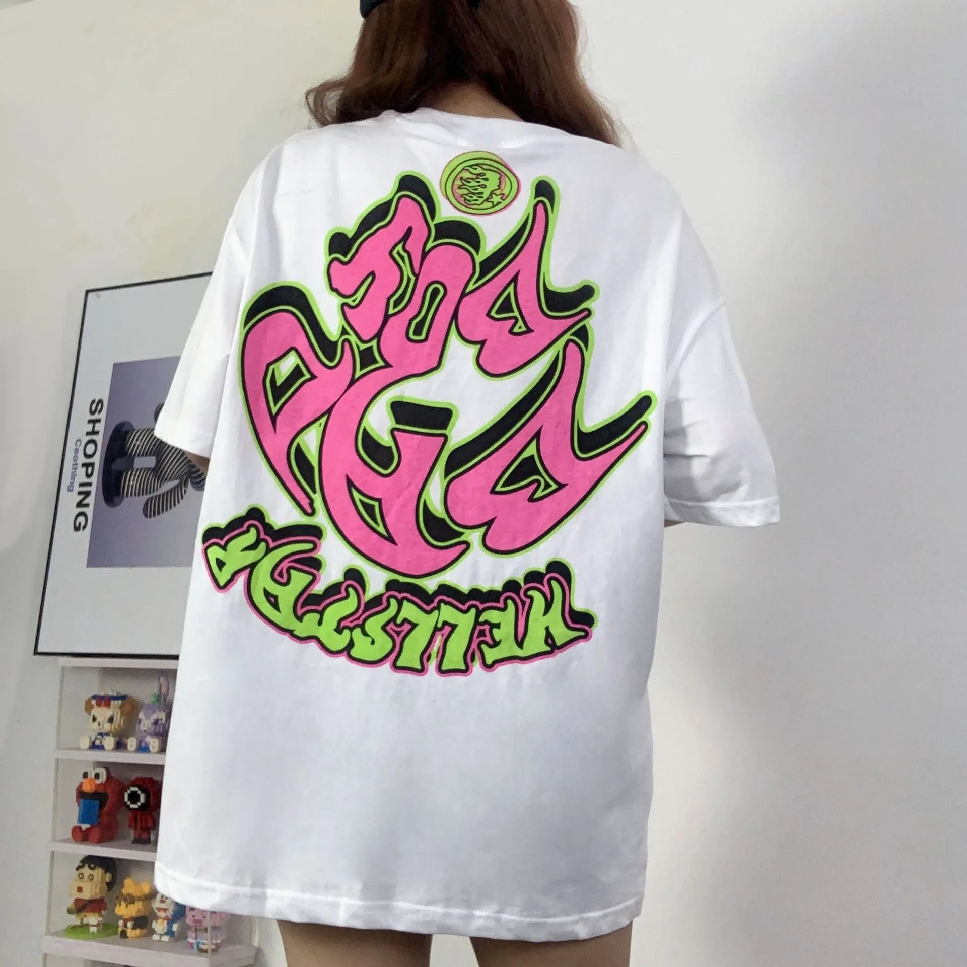 Hellstar T Shirt Rod-Man Casual Loose