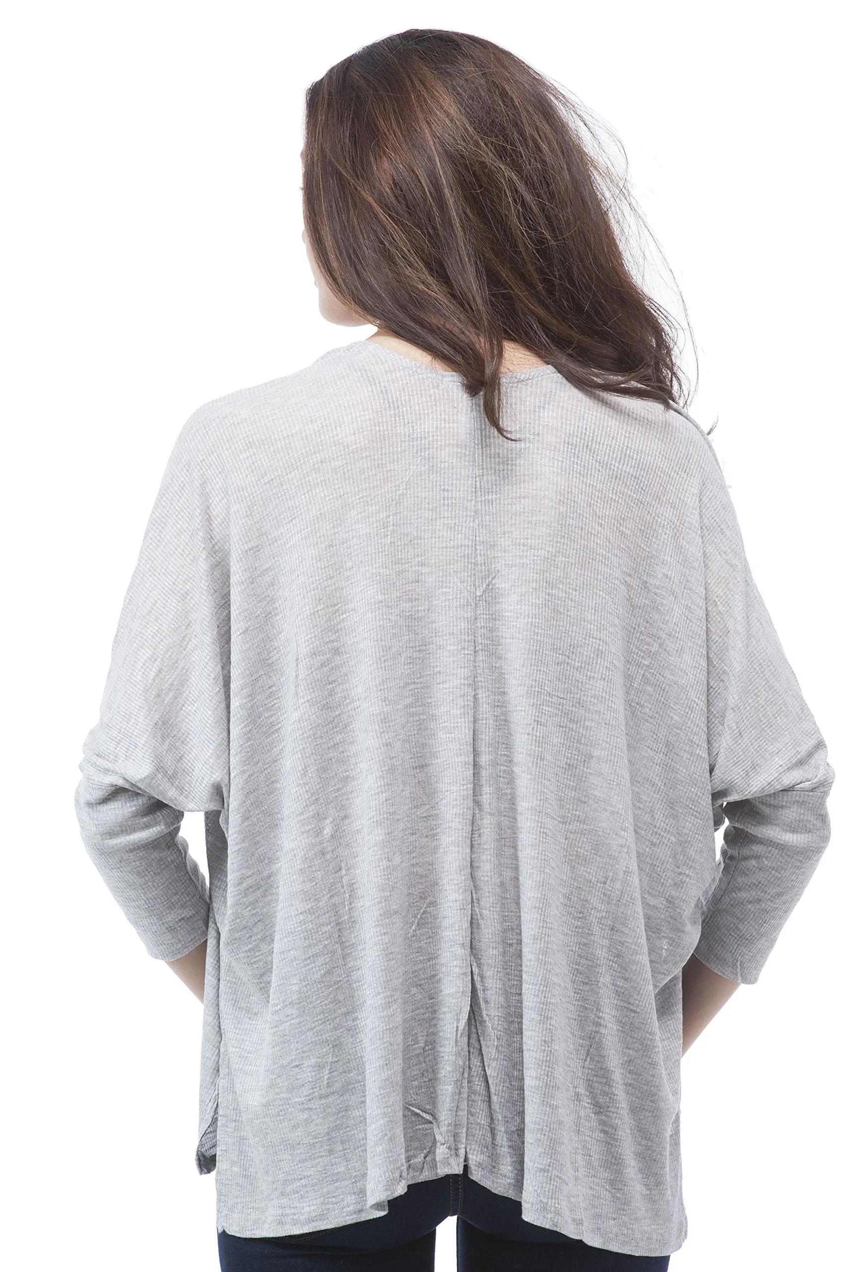Hollywood Star Fashion Light Weight Open Front Batwing Cardigan