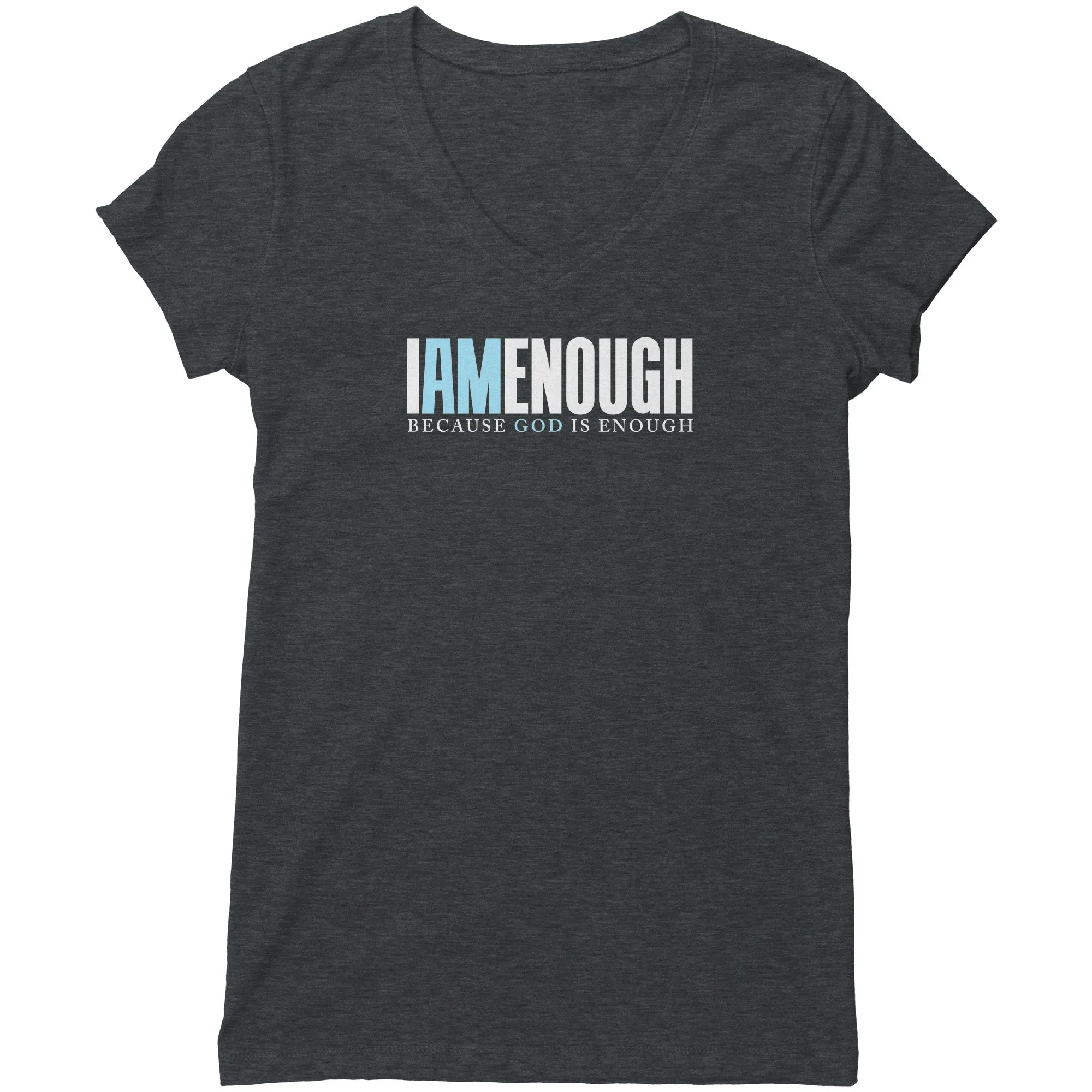I Am Enough Women's V-Neck Tee