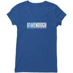 I Am Enough Women's V-Neck Tee