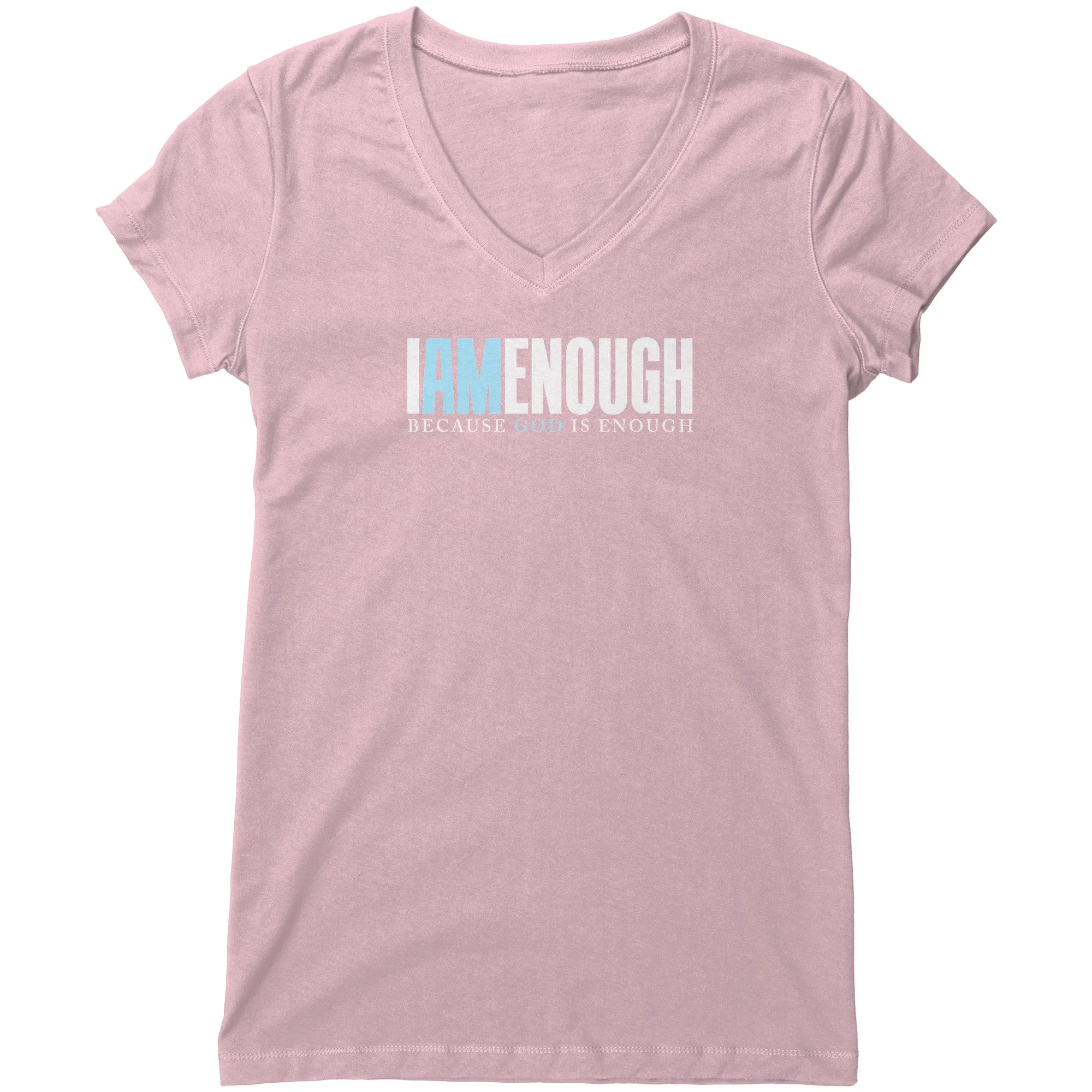 I Am Enough Women's V-Neck Tee