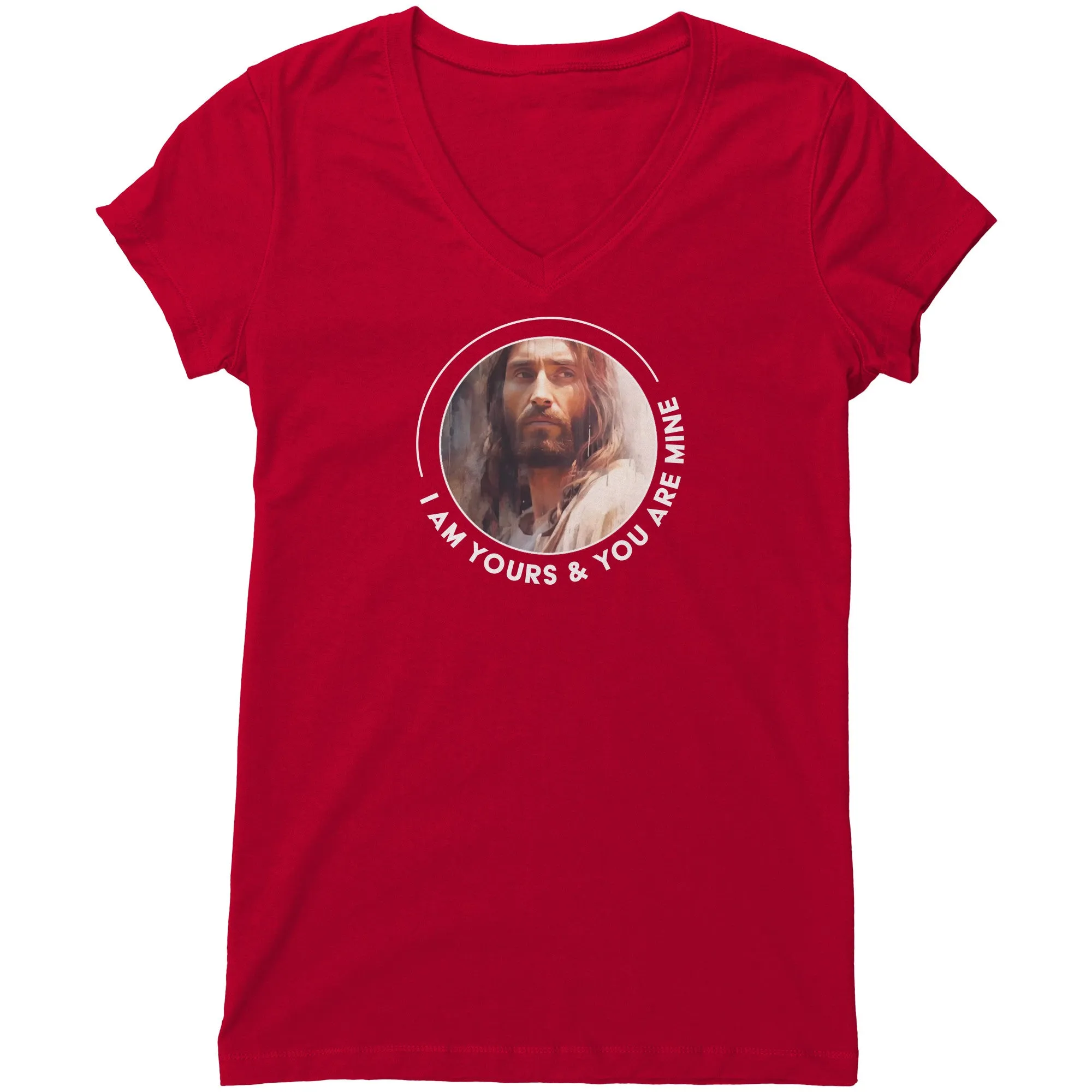 I Am Yours & You Are Mine Women's V-Neck Tee