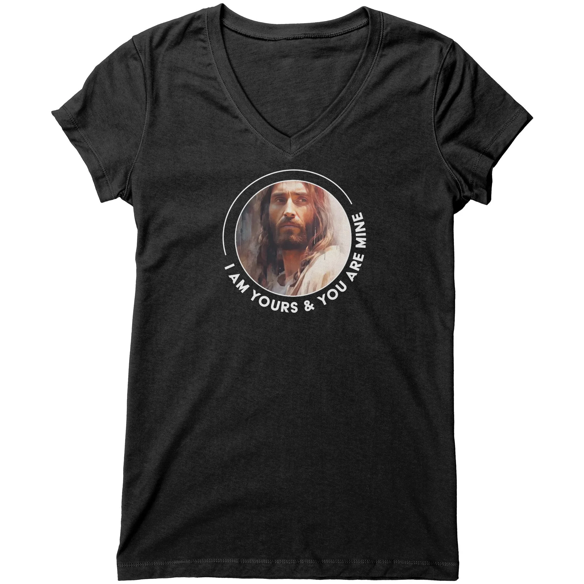 I Am Yours & You Are Mine Women's V-Neck Tee