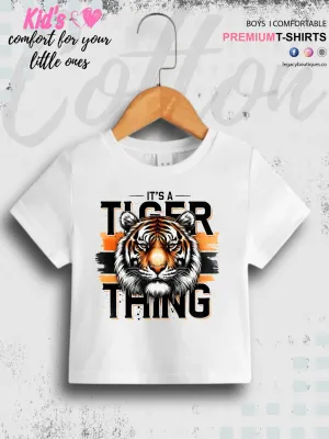 Its Tiger Thing Printed Baby Boys Casual T-Shirt In Lowest Price Only In BD