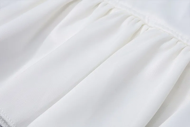 Ivory Elegance Spandex Sling Dress - Urban Chic Couture