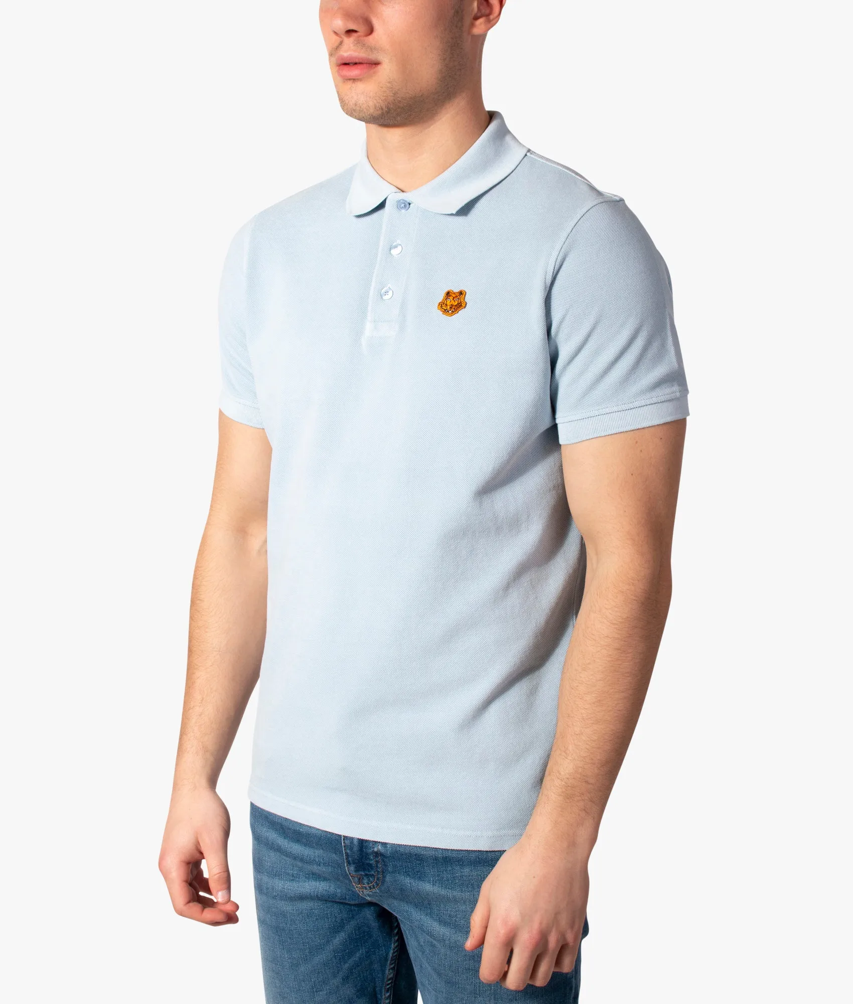 K-Tiger Motif Short Sleeve Polo