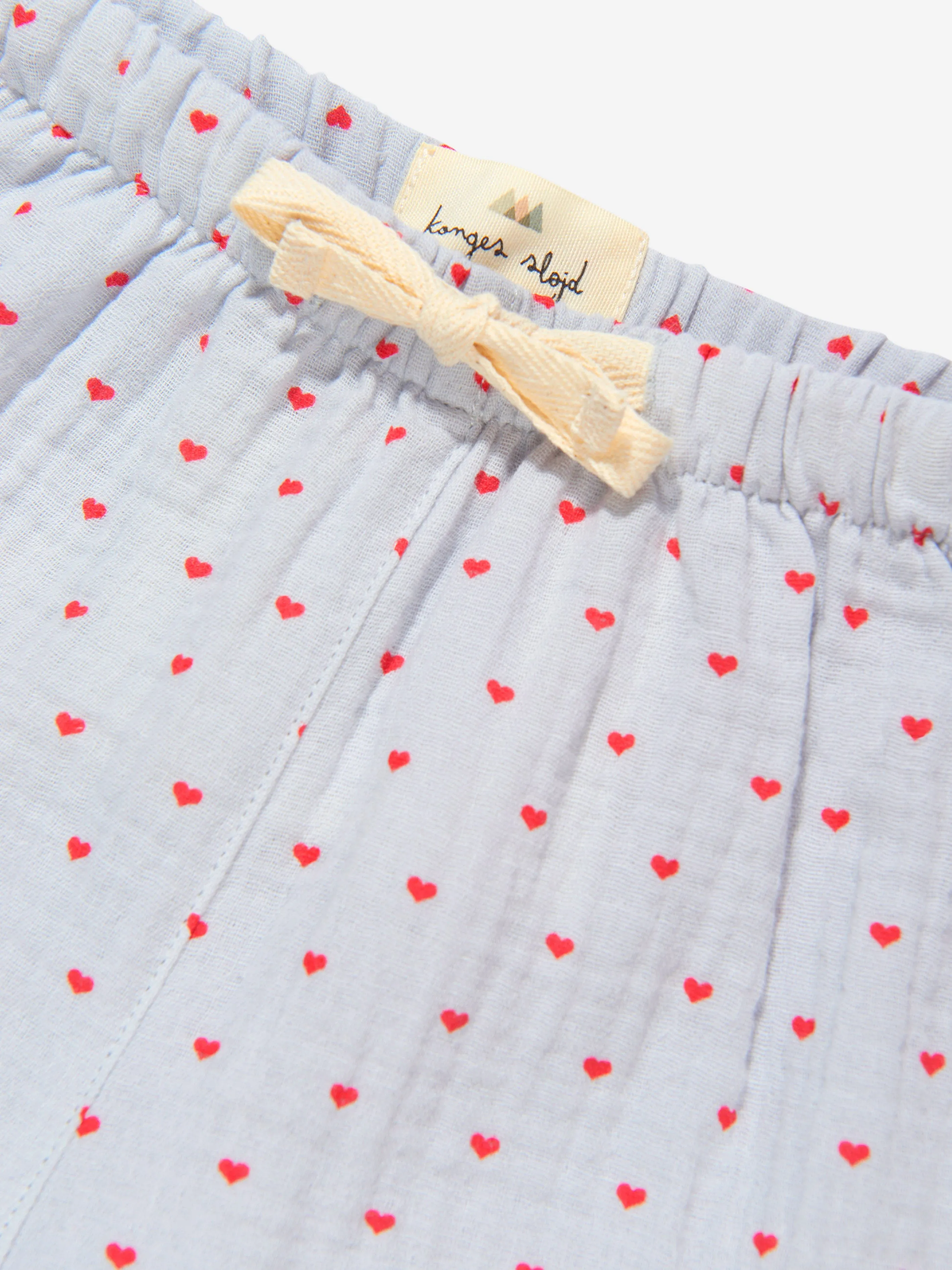 Konges Slojd Girls Organic Cotton Irma Shorts in Blue