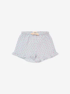 Konges Slojd Girls Organic Cotton Irma Shorts in Blue