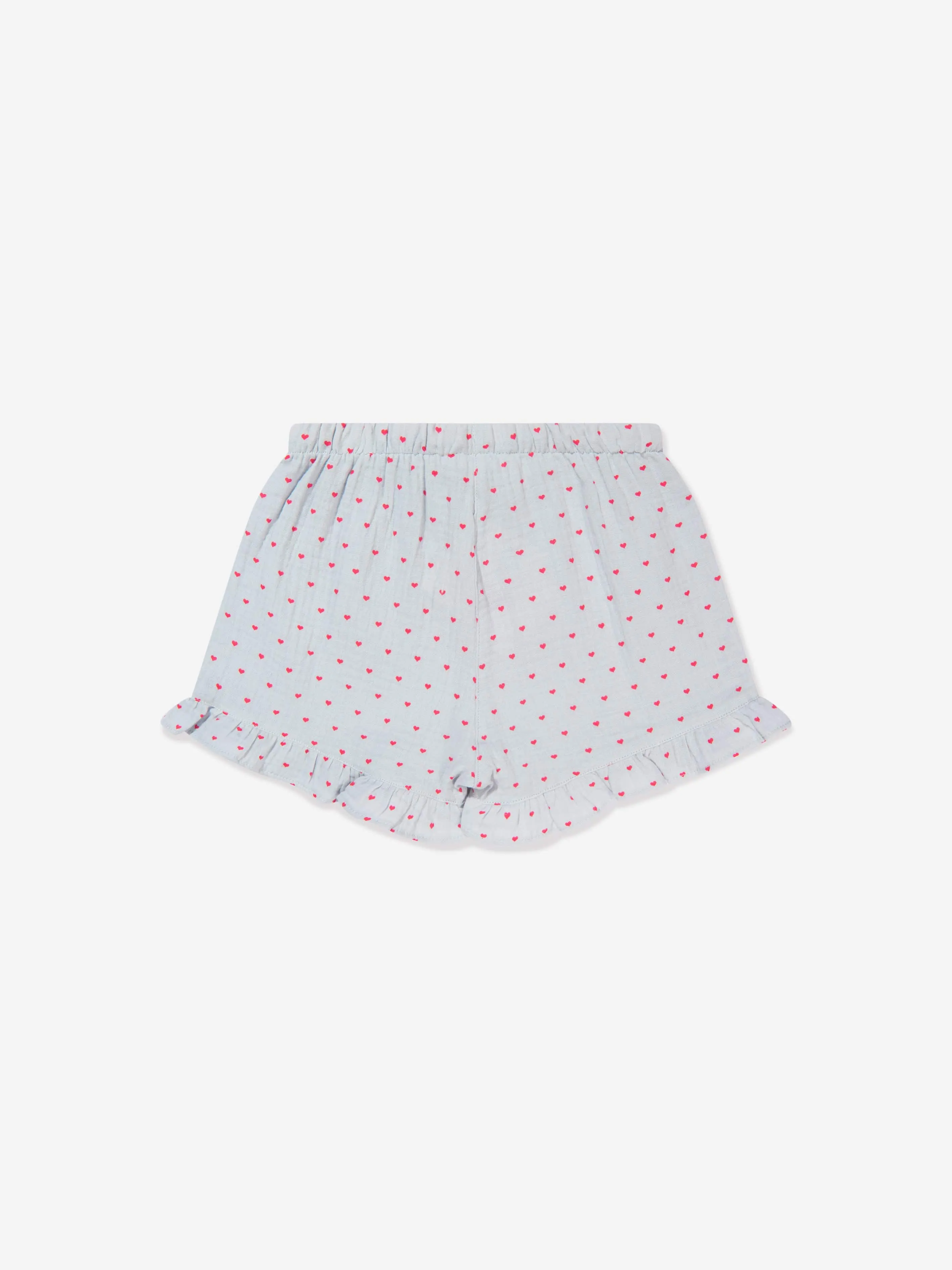 Konges Slojd Girls Organic Cotton Irma Shorts in Blue