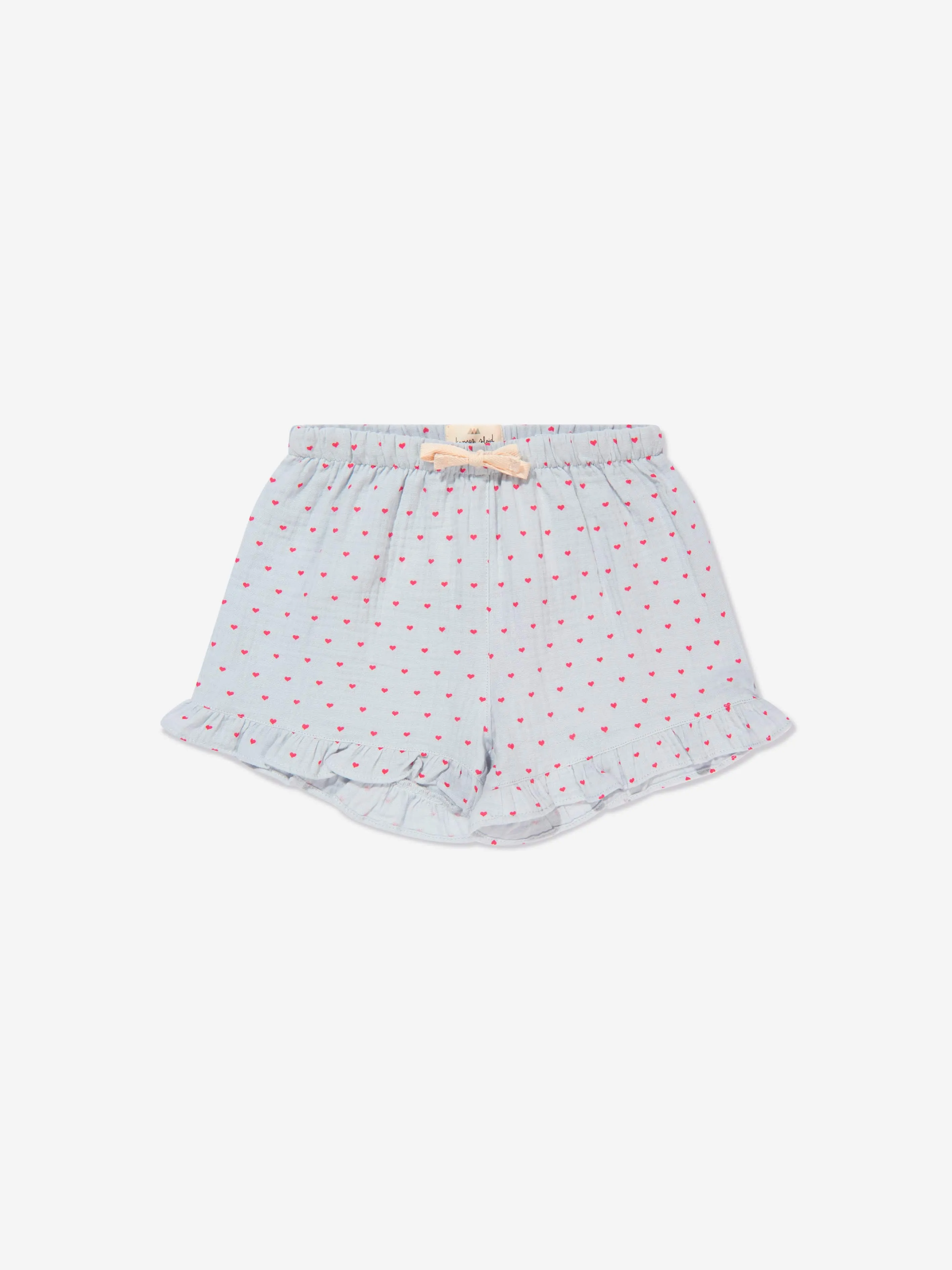 Konges Slojd Girls Organic Cotton Irma Shorts in Blue
