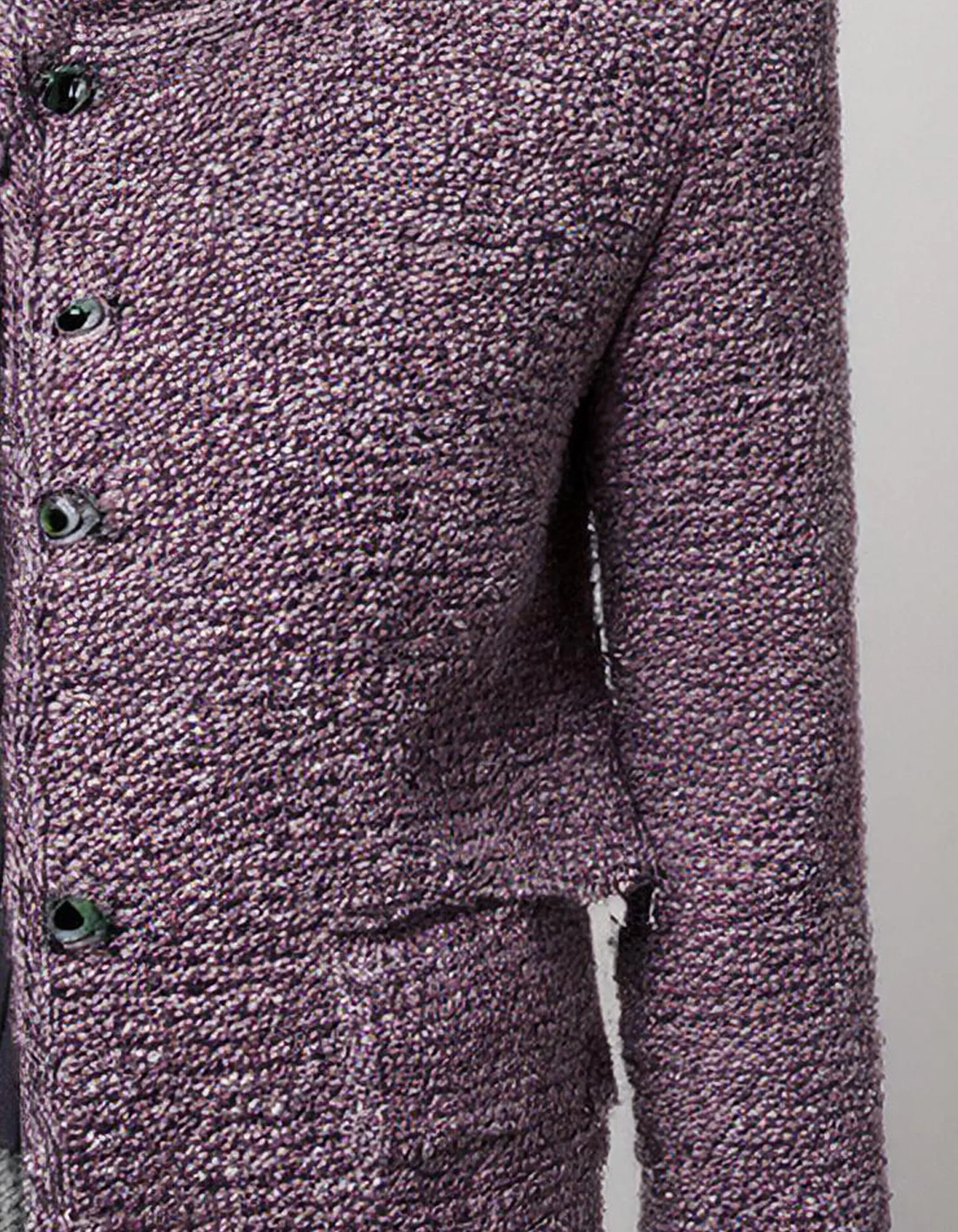 Lavender Button-Up Cardigan