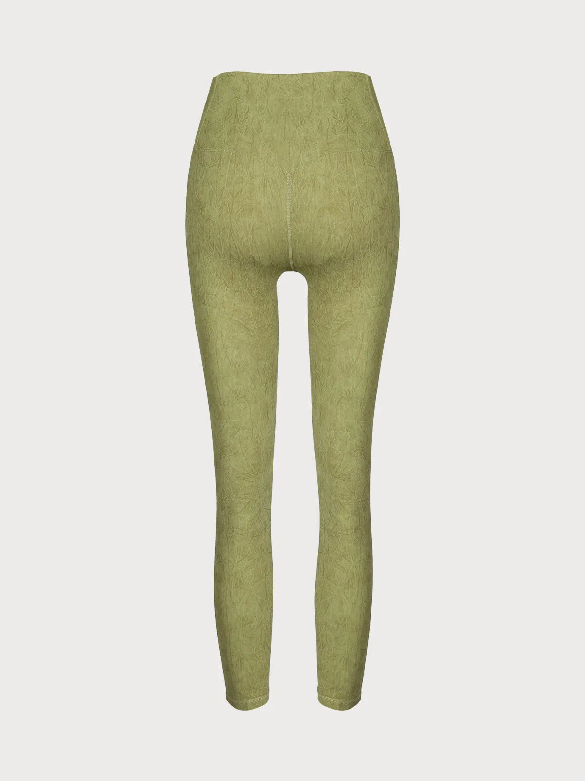 Light Green High Waisted Leggings 23”