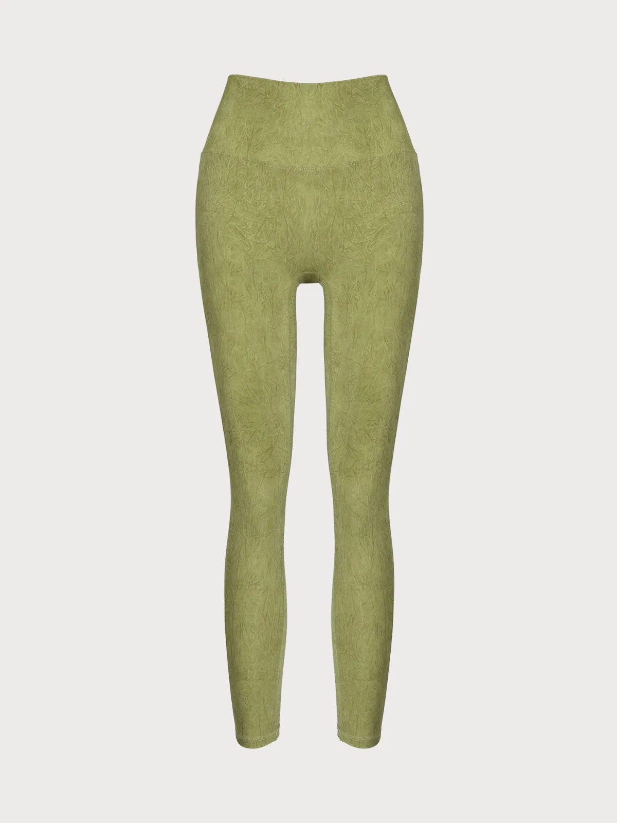 Light Green High Waisted Leggings 23”