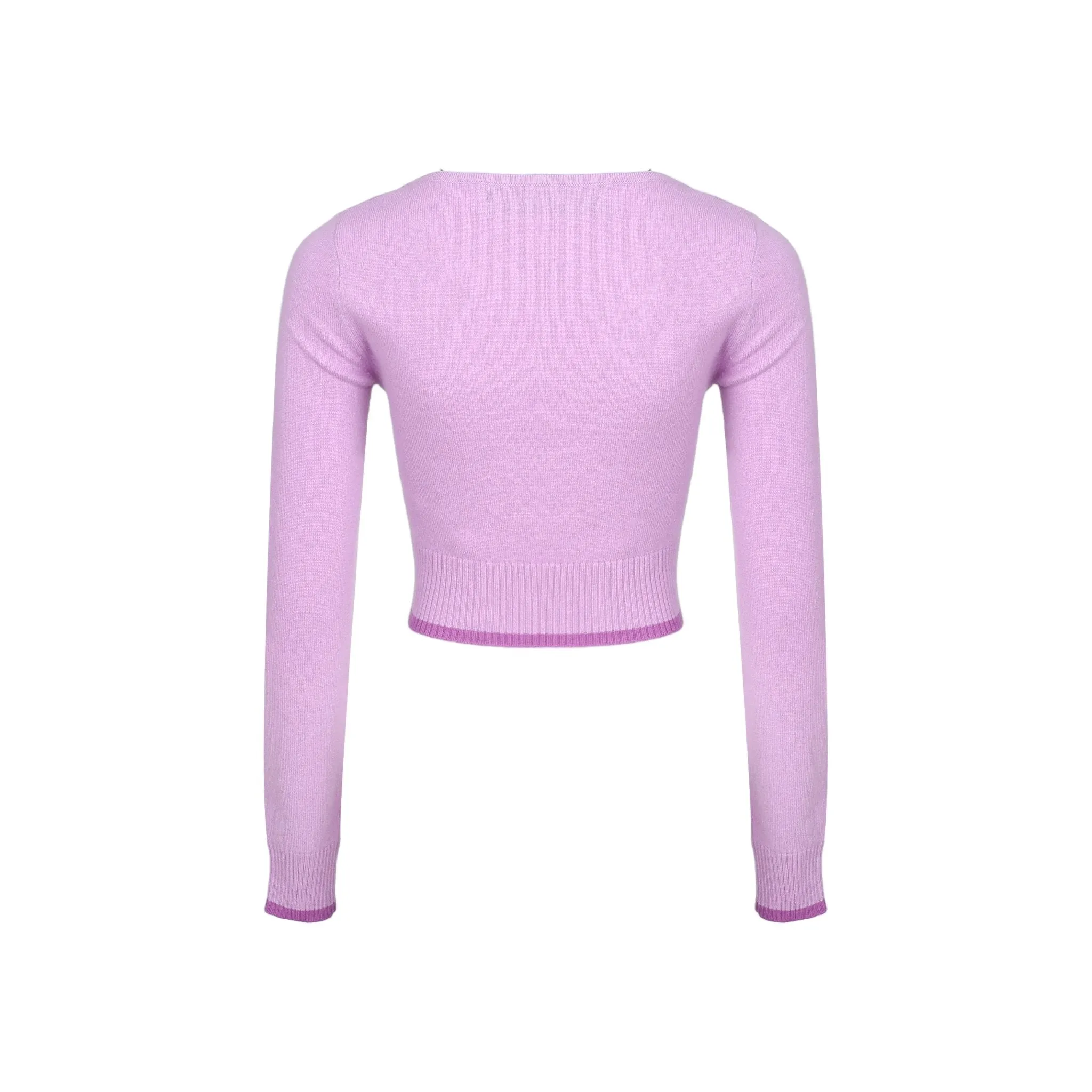 Light Purple Woolen Cardigan